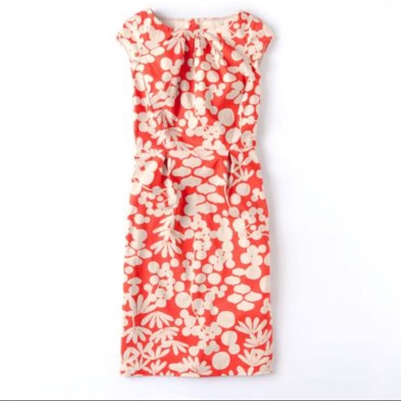 Boden 8 Olivia Floral Cotton Shift Dress - Picture 9 of 9